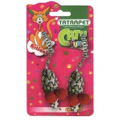 Іграшка Tatrapet Caty funny для котів, мишки, тканина, 5.5 см