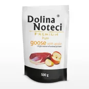 Вологий корм Dolina Noteci Premium Pure для собак з алергією, з гускою та яблуком, 500 г