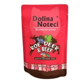 Вологий корм Dolina Noteci Superfood для котів, з косулею і яловичиною, 85 г