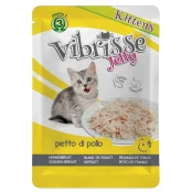 Вологий корм VIBRISSE JELLY для кошенят, куряча грудка в желе, 70 г