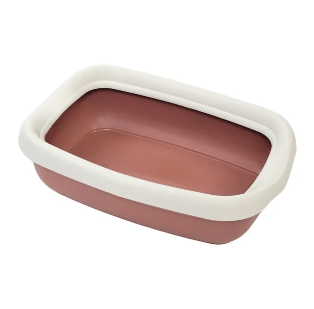 Туалет MDS BETA MAXI для котів, з рамкою, коричневий, 49×39×13 см