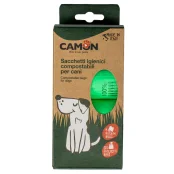 Пакети Camon для собачих фекалій, 8 шт×15 пак, біорозкладні
