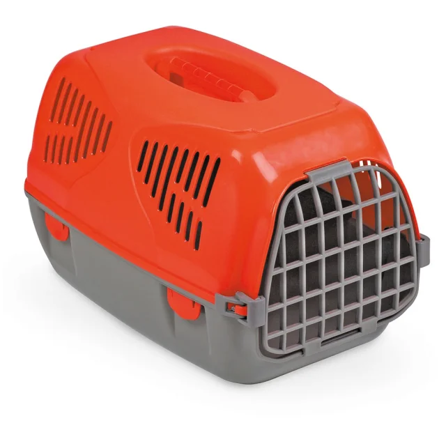 Переноска MPS SIRIO LITTLE RED для собак и кошек до 10 кг, красная, 50×33.5×31 см