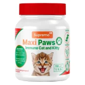 Вітаміни Supremo MAXI PAWS для кошенят та дорослих котів, для імунітету, 110 таблеток, 0.5 г