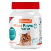 Вітаміни Supremo MAXI PAWS для котів, мультивітаміни, 110 таблеток, 0.5 г