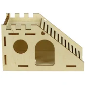 Будиночок Tatrapet для гризунів, дерев'яний, 17×9.5×10 см