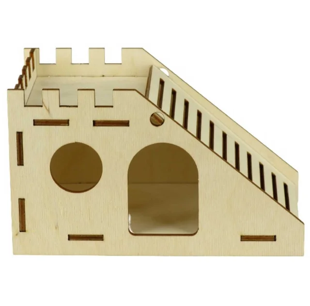 Будиночок Tatrapet для гризунів, дерев'яний, 17×9.5×10 см