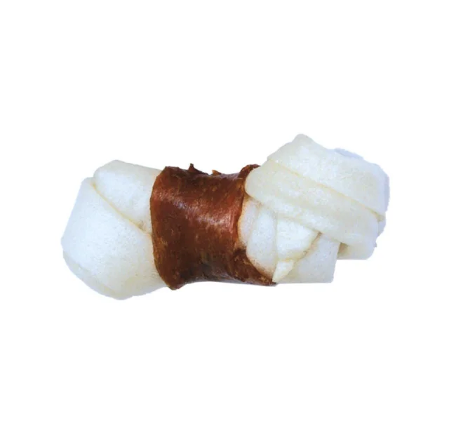 Кость Croci BBQ PARTY King Bone Duck для собак, жилованная, узловая, с уткой, 11 см, 30 г, 2 шт