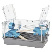 Клітка MPS EVA 22 GREY/СHROME для кролів та морських свинок, сіра, 79×45×42 см