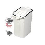 Контейнер для корму MPS ОТО FOOD CONTAINER S WHITE для собак та котів, S, 12 л, 31×19×35 см