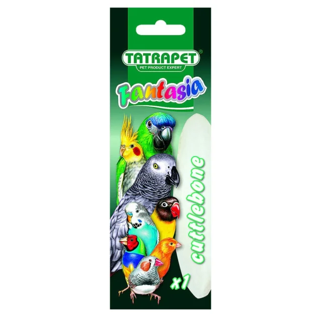 Мінеральний камінь Tatrapet Fantasia для птахів, з панцеря каракатиці, 8-10 см
