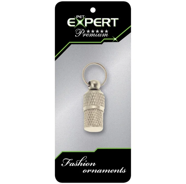 Підвіска Tatrapet Expert для собак, на комір, адресник в хромі, 3 см