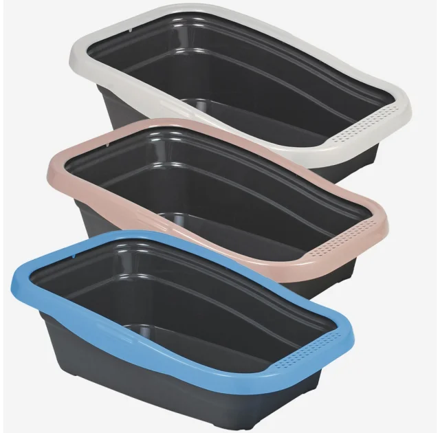 Туалет MPS NELLA для котів, з рамкою, без килимка, 58×37.5×18 см