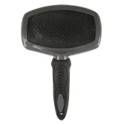 Щітка Tatrapet Dog Salon для собак, одностороння, з гумовою ручкою, 9.5×17 см
