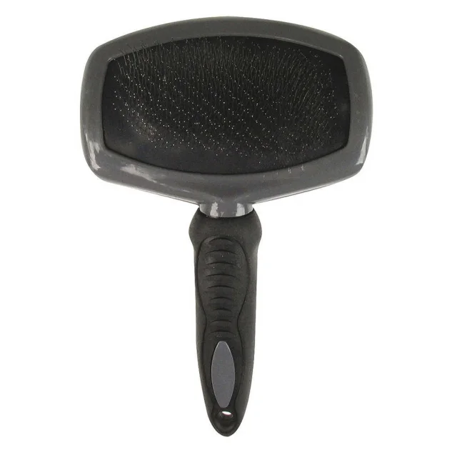 Щітка Tatrapet Dog Salon для собак, одностороння, з гумовою ручкою, 9.5×17 см