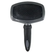Щітка Tatrapet Dog Salon для собак, одностороння, з гумовою ручкою, 13.5×22 см