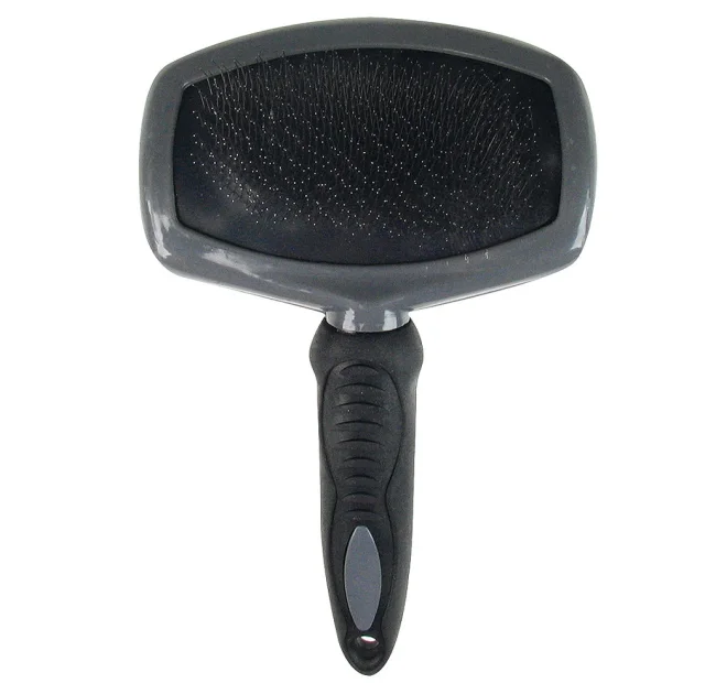 Щітка Tatrapet Dog Salon для собак, одностороння, з гумовою ручкою, 13.5×22 см