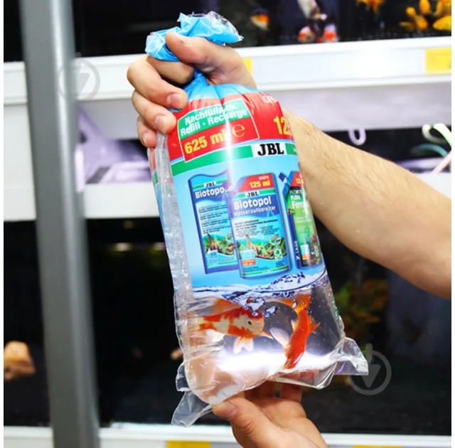 Якісний пакет JBL Fish Bag S для транспортування риб, маленький