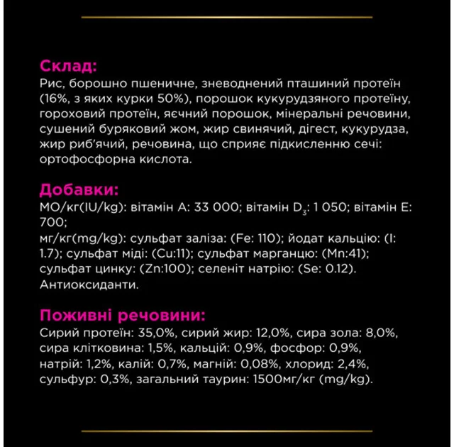 Сухой корм Purina Pro Plan Veterinary Diets Urinary для кошек с мочекаменной болезнью, 1.5 кг