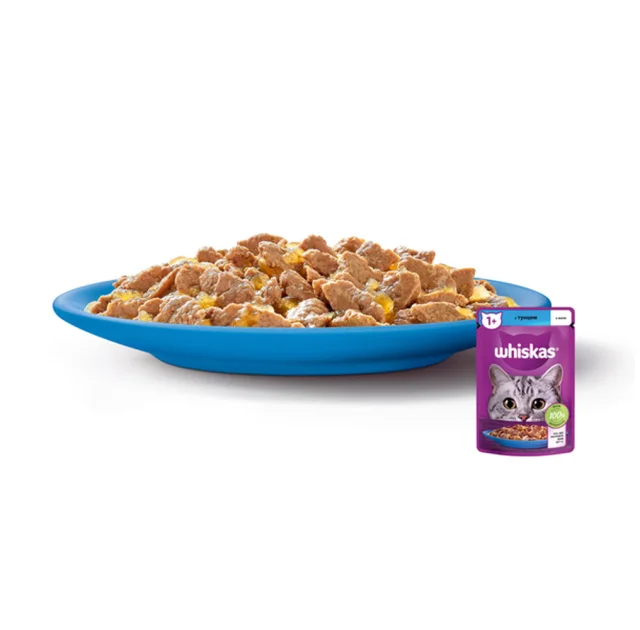 Влажный корм Whiskas для котов, с тунцом в желе, 85 г