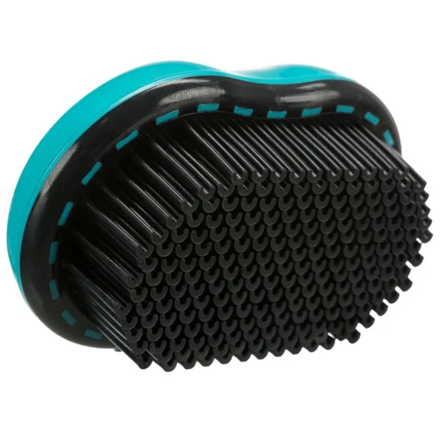 Щітка Trixie Upholstery Textile Brush для видалення шерсті з меблів та текстилю, 7×10 см, чорно-бірюзова