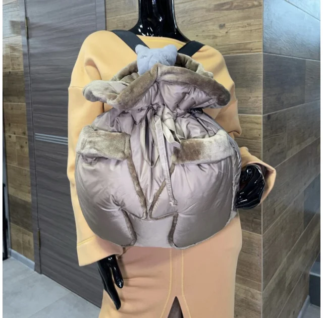 Сумка-переноска Style Pets Рукавичка для кошек и собак, 50×50 см, золотая