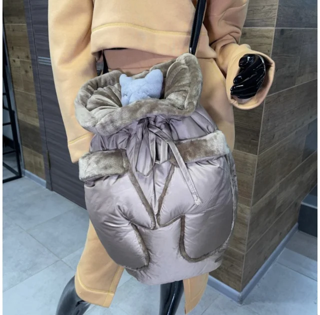 Сумка-переноска Style Pets Рукавичка для кошек и собак, 50×50 см, золотая