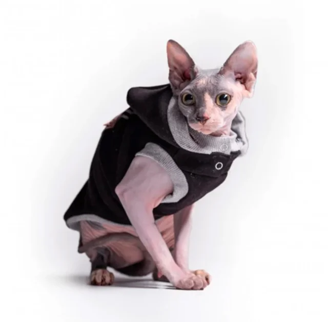 Майка Style Pets ADS для котів, колір чорний, розмір S
