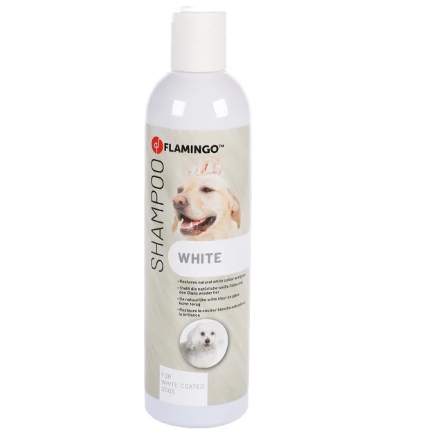 Шампунь Flamingo Shampoo White Coat для собак, зі світлою шерстю, 300 мл