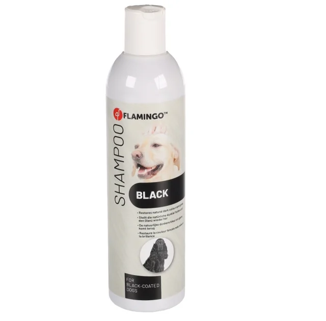 Шампунь Flamingo Black Coat Shampoo для собак з чорною шерстю, 300 мл