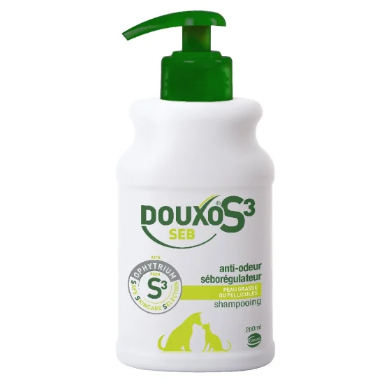 Шампунь Ceva Douxo Seb для проблемної шкіри для котів і собак