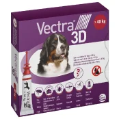 Краплі Ceva Vectra 3D від бліх і кліщів для собак вагою від 40 до 65 кг, 8.0 мл, ціна за 1 піпетку