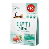 Сухой корм Optimeal для котят, с курицей, 200+100 г