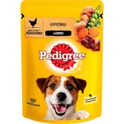 Вологий корм Pedigree для собак, курятина в соусі, 85 г