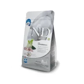 Сухий беззерновий корм Farmina N&D WHITE для собак дрібних порід із білою шерстю, з сібасом, спіруліною та фенхелем, 2 кг