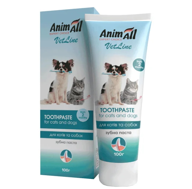 Зубная паста AnimAll для кошек и собак, 100 мл