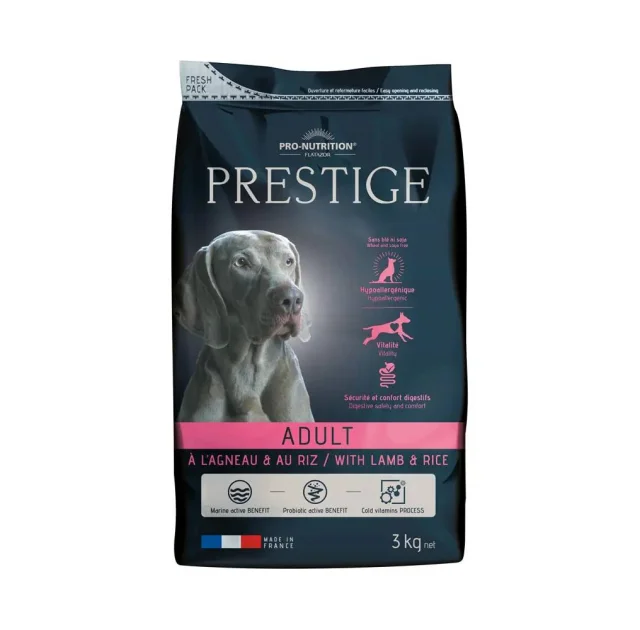 Сухий корм Pro-Nutrition Flatazor Prestige Agenao Riz для собак, гіпоалергенний, з ягням та рисом, 3 кг