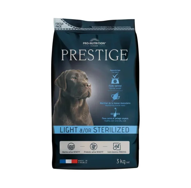 Сухий корм Pro-Nutrition Flatazor Prestige Light Sterilised для стерилізованих собак, 3 кг