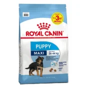 Сухой корм Royal Canin Maxi Puppy для щенков крупных пород с 2 до 15 месяцев, 12 кг + 3 кг в подарок