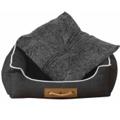 Лежак Animall Nena для собак і котів, з ручкою-мотузкою, розмір L, 62×50×17 см, графіт Лежак Animall Nena для собак і котів, з ручкою-мотузкою, розмір L, 62×50×17 см, графіт