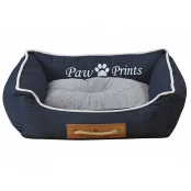 Лежак Animall Nena для собак и котів, з ручкою-мотузкою, розмір M, 52×41×16 см, блакитний Лежак Animall Nena для собак и котів, з ручкою-мотузкою, розмір M, 52×41×16 см, блакитний