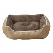 Лежак Animall Nena Star для собак і котів, з малюнком, розмір L 62×50×17 см, брауні Лежак Animall Nena Star для собак і котів, з малюнком, розмір L 62×50×17 см, брауні