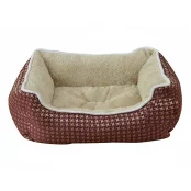 Лежак Animall Nena Star для собак і котів, з малюнком, розмір XL, 84×66×19 см, бордо Лежак Animall Nena Star для собак і котів, з малюнком, розмір XL, 84×66×19 см, бордо
