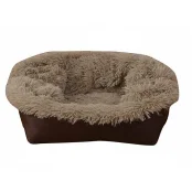 Лежак-трансформер Animall для собак і котів, розмір S, 46×38×14 см, коричневий