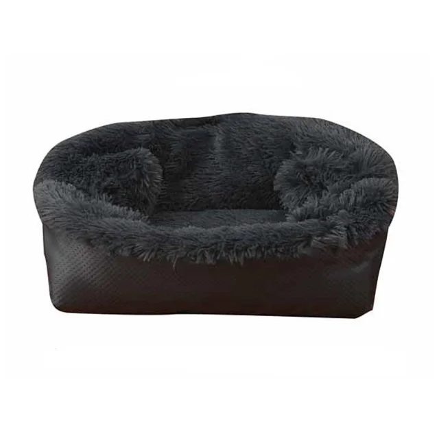 Лежак-трансформер Animall для собак та котів, розмір М, 56×48×17 см, темно-сірий