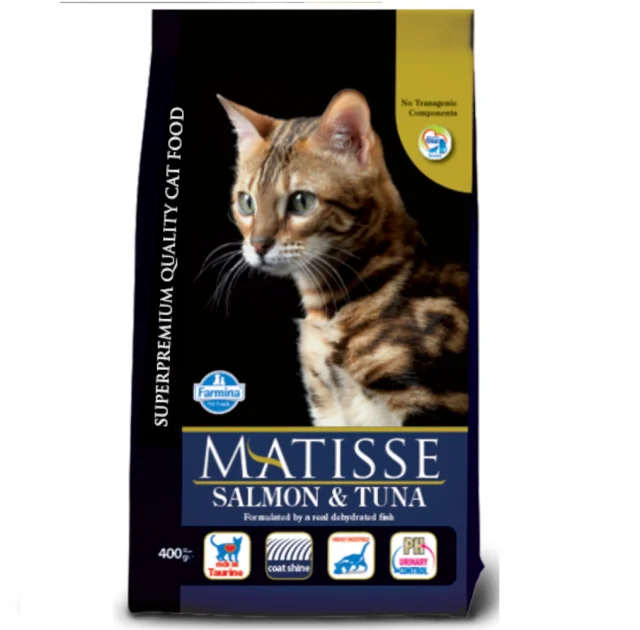 Сухий корм Farmina MATISSE SALMON & TUNA для кішок, з лососем та тунцем, 400 г