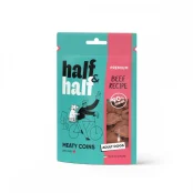 Ласощі Half&Half для собак, у формі м'ясних монеток, з яловичиною, 100 г