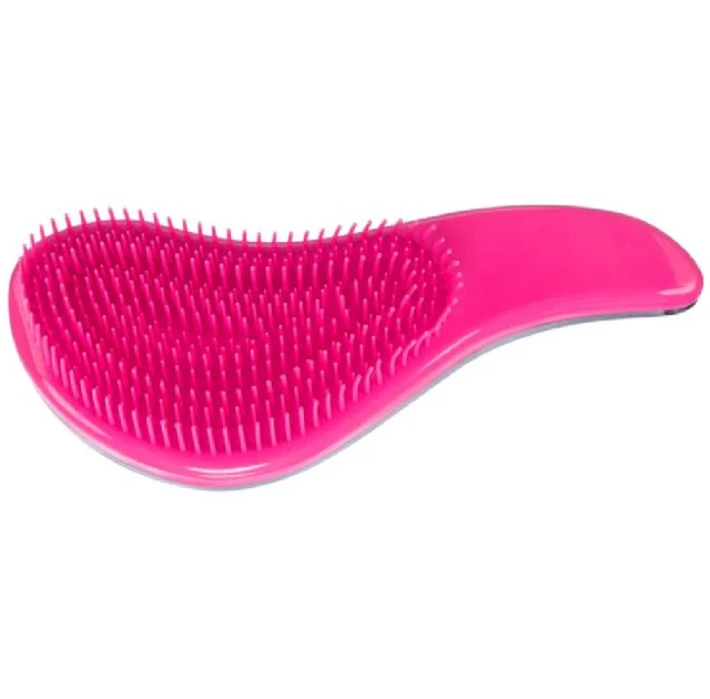 Мʼяка щітка Trixie Soft Brush для котів, пластик, 19 см, рожевий/чорний