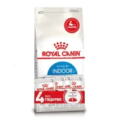 Акційний набір Royal Canin Indoor Long Hair для довгошерстих кішок, що постійно живуть у приміщенні, 2 кг + 4 пауча в подарунок