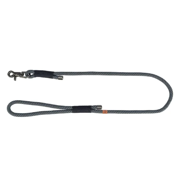 Поводок Trixie Soft Rope для собак, размер S-XL, 1 м/10 мм, черный/серый